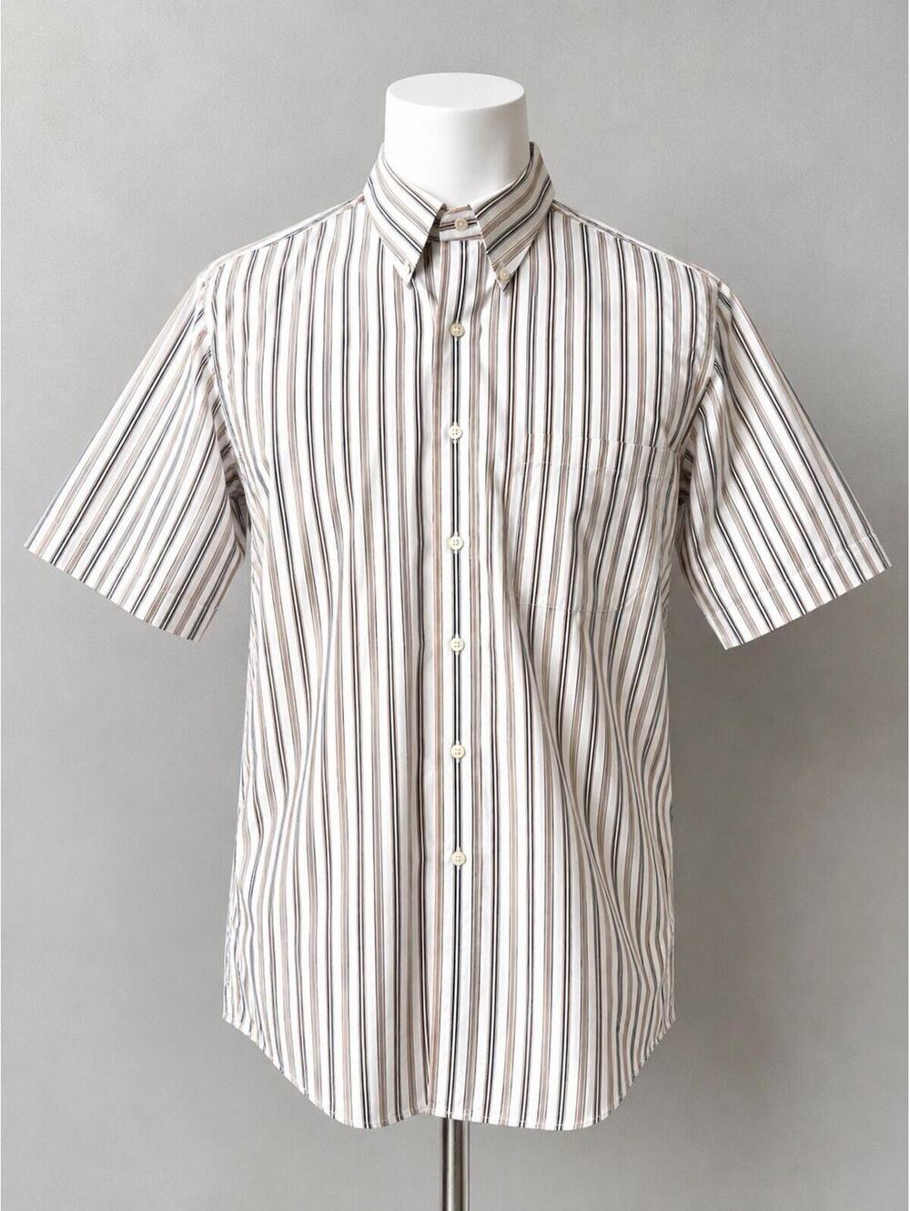 Jos A Bank Traveler’s Collection Shirt Mens L Striped Button Down Cotton